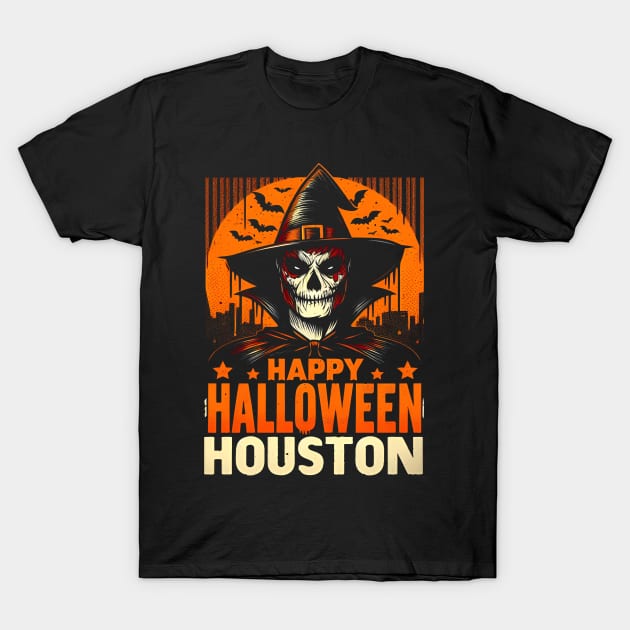 Houston Halloween T-Shirt by Americansports